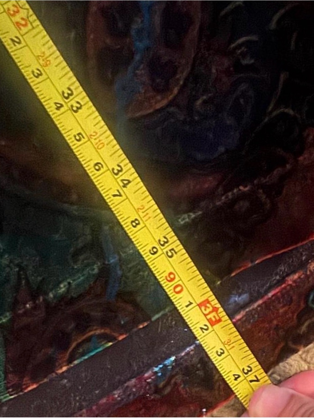 Vintage Chicos Crushed Velvet Paisley Maxi Skirt -M/L - Picture 4 of 5